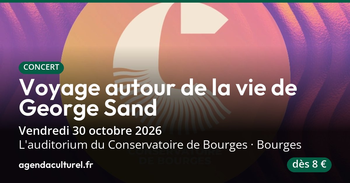 Voyage autour de la vie de George Sand à Bourges