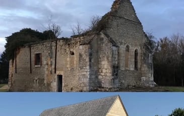 Visite d'une Chapelle templière entièrement restaurée