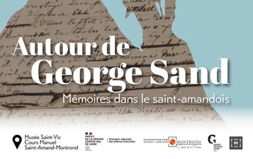 Visite guidée de l'exposition "Autour de George Sand, mémoires dans le Saint-Amandois"