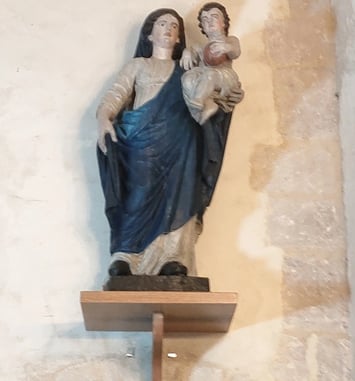 Visite guidée de l'église Notre-Dame et échanges avec la restauratrice d'une sculpture de la Vierge à l'Enfant remise en beauté en 2025