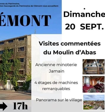 Visites commentées du Moulin d'Abas, ancienne minoterie Jamain