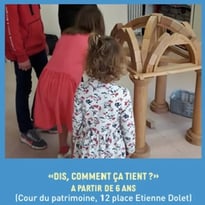 Visite jeune public "Dis, comment ça tient ?"