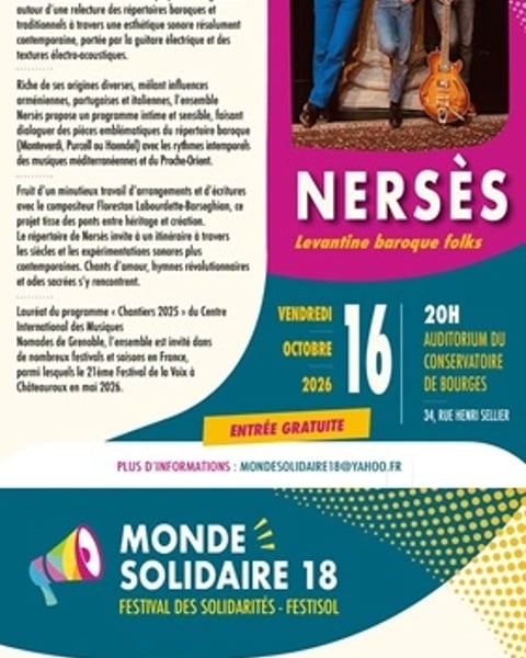 Concert du Groupe Nersès dans le cadre du Festisol