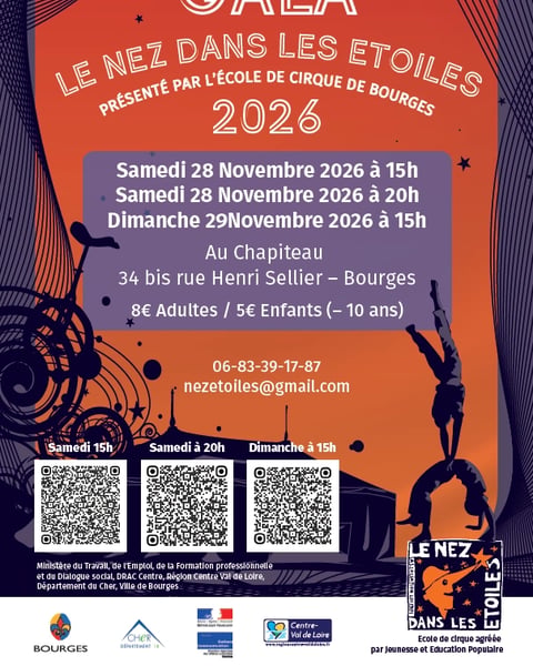 Gala des élèves de l'école de cirque